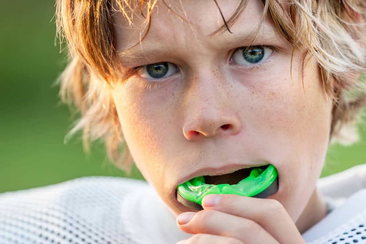 the benefit of a custom sports mouthguard